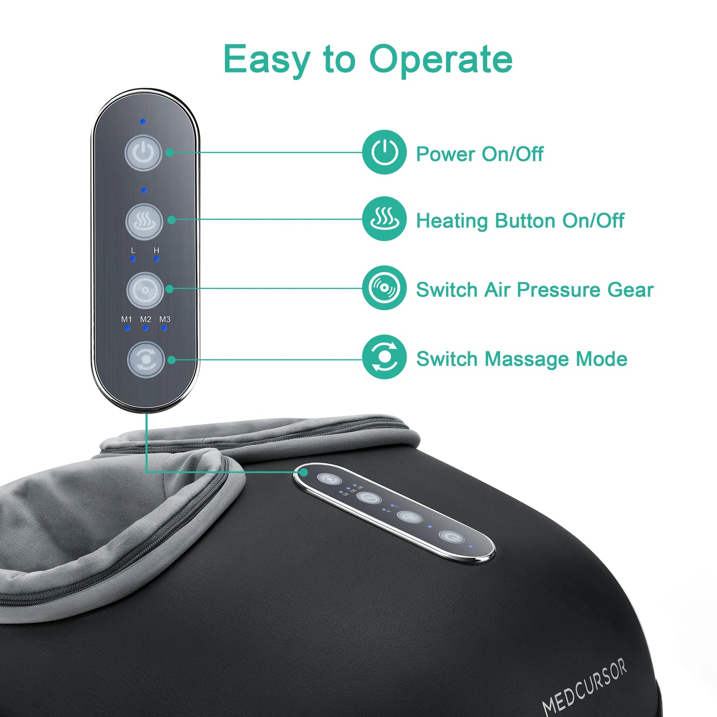 RelaxaCare® Medcursor Pro Foot Massager